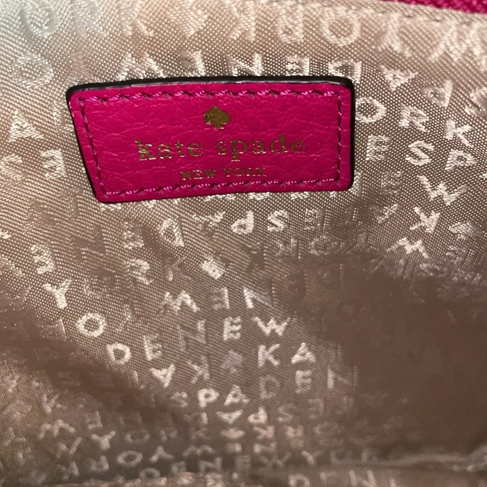 Kate spade hot pink pebbled leather wristlet - Picture 3 of 8